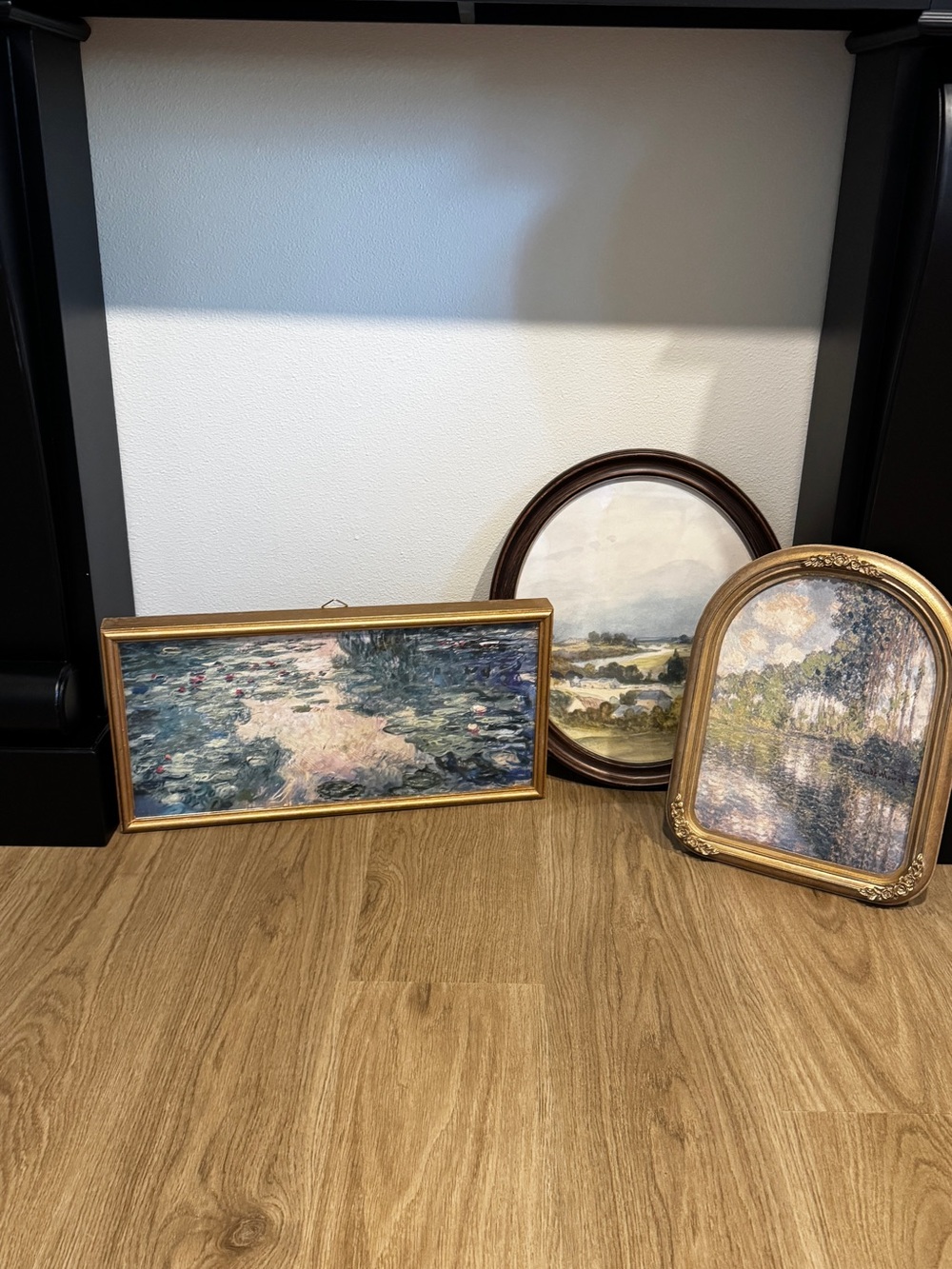 Collection of 3 impressionsist wall art frames